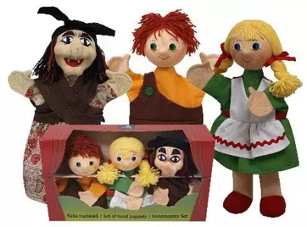 Krabička maňásků - Pohádka O perníkové chaloupce