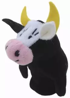 Prstový maňásek Kravičky z postřiženého froté