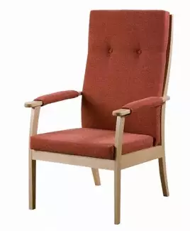 Křeslo Jiří vysoké čal. područkami