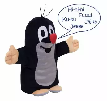 Mluvící maňásek o výšce 21 cm Krtek