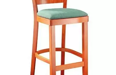 Kvalitní barová židle s dřevěným opěradlem Martina 262363