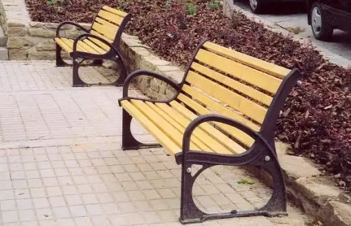 Kvalitní pohodlná parková lavice Relax