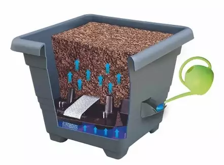 Květináč samozavlažovací Lisot 40x40 T - SKLADEM