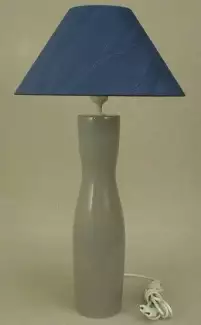 Modrá bytová keramika Lampa Kužel II