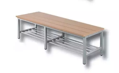 Jednostranná lavička do šatny Beta