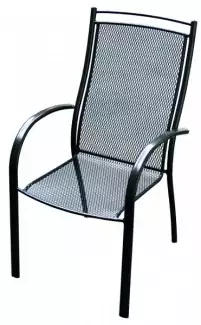 Lehce udržovatelná kovová židle Eva