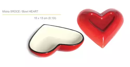 Pečící forma do tvaru srdce Leila