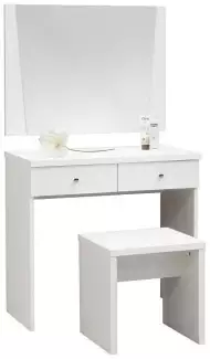 Toaletní stolek + zrcadlo + taburet skladem v odstínu javor! Lenka 