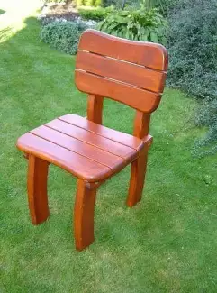 Pěkná tvarovaná zahradní židle Lorit