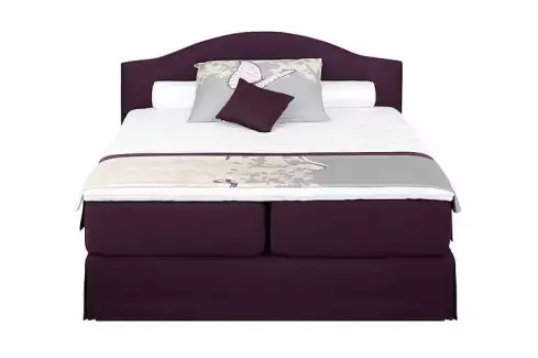 Luxusní celočalouněná postel Manchester v anglickém stylu s jádrem z masivu
