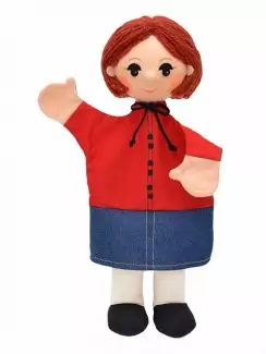 Textilní maňásek s nohama Máma Iva