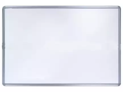 Bílá matná jednodílná keramická tabule MANAŽER K LG