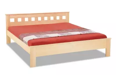 Manželská postel z masivu 200 x 160 cm a 200 x 180 cm Vendula 