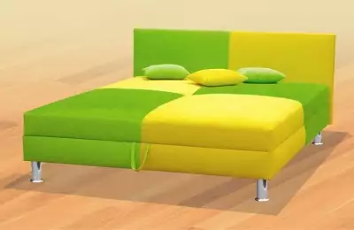 Designová celoplošná postel 120, 140 nebo 160 cm MARCELA