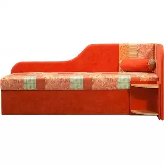 Čalouněné rohové lůžko s ÚP a nočním stolkem