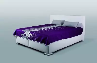 Látková čalouněné postel s výběrem polohování šíře 160,180 cm Marta