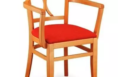 Masivní buková jídelní židle s područkami Lucie 018323
