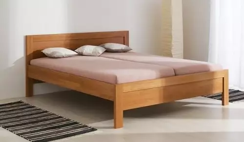 Masivní buková postel Jakub 1 - manželská