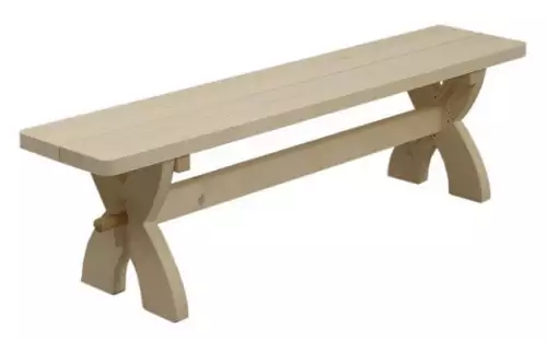 Masivní dřevěná lavice do pivnice - šířka 140 cm