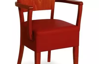 Masivní jídelní židle v odstínu třešeň Martina 062323