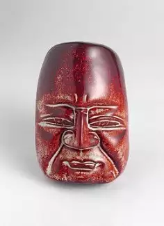 Maska na zeď III z vysoce užitkové keramiky