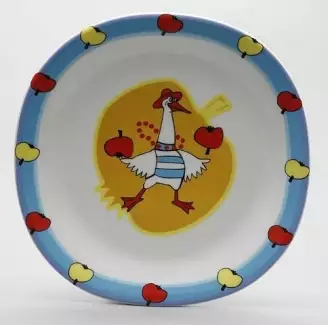 Vysoce odolný mělký talíř dětský