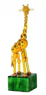 Veselá pohyblivá mačkací žirafa