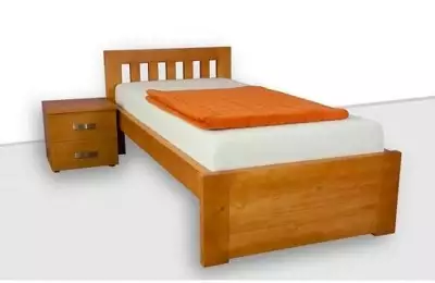 Klasická jednolůžková postel masiv MILA