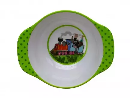 Dětská jídelní miska Krtek a mašinka