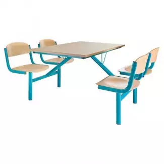 Set jídelní s konstrukcí z ocelových trubek Oli 1