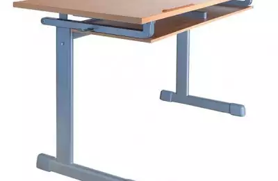 Stůl 2-místný s naklápěcí pracovní deskou Line