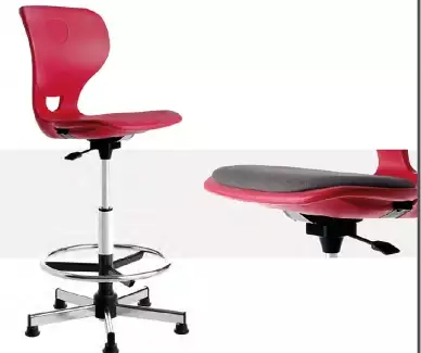 Židle ergonomická otočná, čalouněný sedák Luis