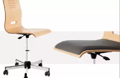 Židle ergonomická otočná, čalouněný sedák Ariel