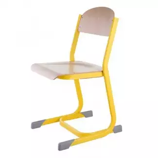 Moderní židle z ocelových profilů Zoe