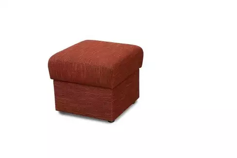 Moderní celočalouněný taburet s úložným prostorem Mona