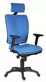 Kancelářská židle s prošívaným sedákem a opěrákem Gabriela