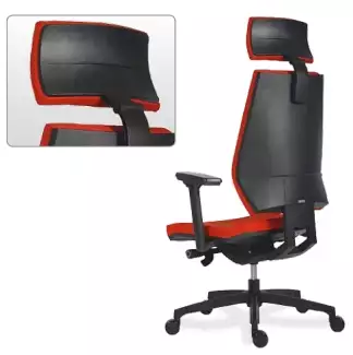 Moderní kancelářská židle s podhlavníkem Monika