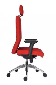 Moderní a ergonomické kancelářské křeslo se středním opěrákem a podhlavníkem Veronika II