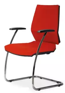 Moderní konferenční židle se středně vysokým opěrákem Monika