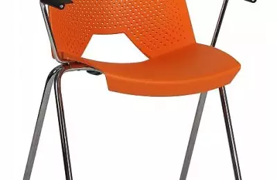 Plastová židle s chromovanou konstukcí Lastur