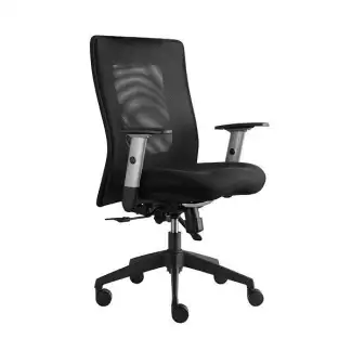 Moderní kancelářská židle se síťovaným opěrákem Leo - SKLADEM!