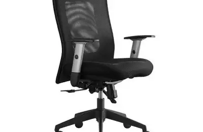 Moderní kancelářská židle se síťovaným opěrákem Leo - SKLADEM!