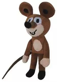 Roztomilá postavička Myška ze série "Krtkovi kamarádi" z velmi příjemného měkkého mikroveluru