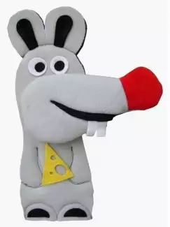 Potah na kliku vhodný pro děti od 3 let Myška