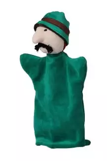 Pohádkový maňásek bez nožiček Myslivec