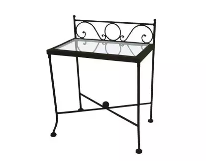 Noční stolek se skleněnou deskou Rebeka