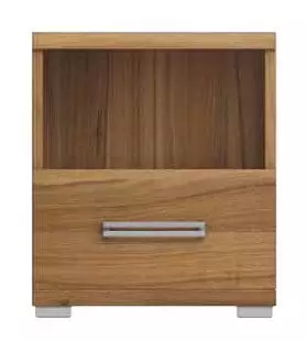 Noční stolek jednošuplíkový s odkládacím prostorem  M135