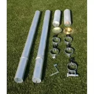 Nohejbalové sloupky sada, průměr 102 mm - pozink