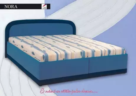 Čalouněné letiště 200 x 180 cm s úložným prostorem Nora