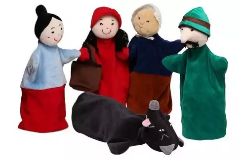 Maňásci z postřiženého froté O Červené Kalkulce